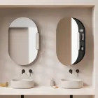 Enë Pasqyre Qeramike në Ngjyra të Ndryshme Prodhuar në Itali - Girl Viadurini