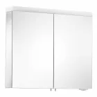 Pasqyrë kontejner modern me 2 dyer në alumin të lyer me argjend - Alfio Viadurini