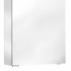 Pasqyrë ruajtje moderne me rafte kristali dhe dritë LED - Bramo Viadurini