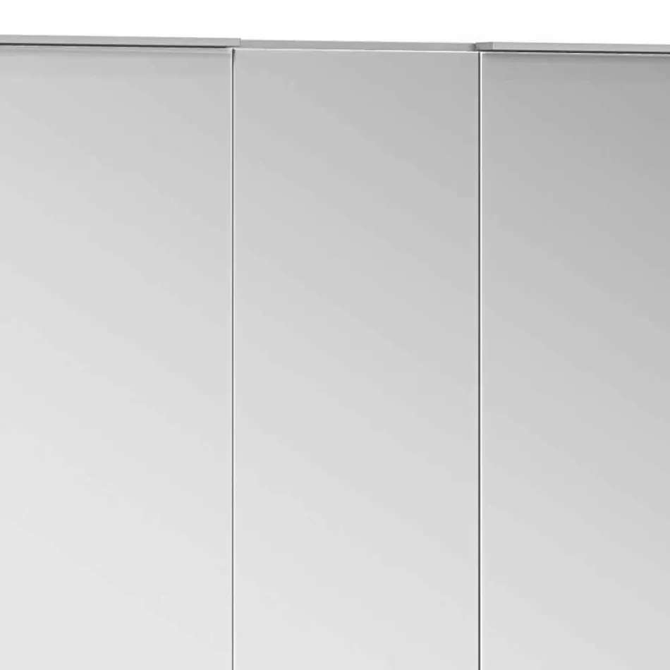 Enë Moderne Pasqyrë e Ndërtuar me Dritë LED dhe Tastiera me Prekje - Demon Viadurini