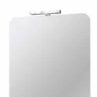 Pasqyrë banjo muri me llambë LED me dizajn modern prodhuar në Itali - Guido Viadurini