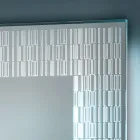 Pasqyrë banjoje me dekorime të gdhendura me lazer Prodhuar në Itali - Freud Viadurini