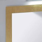 Pasqyrë qelqi e dekoruar me fletë ari Paskali Viadurini