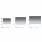 Pasqyrë e rrumbullakosur e banjës me dritë të pasme LED prodhuar në Itali - Pato Viadurini