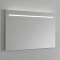 Pasqyrë Muri Moderne me Dritë LED dhe Kornizë Çeliku Prodhuar në Itali - Yutta