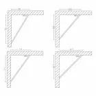 Pasqyrë muri me çengela për dyer dhe pallto hapëse të prodhuara në Itali - Boro Viadurini