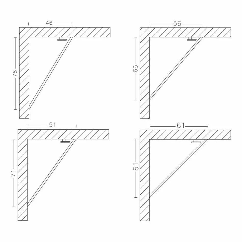 Pasqyrë muri me çengela për dyer dhe pallto hapëse të prodhuara në Itali - Boro Viadurini