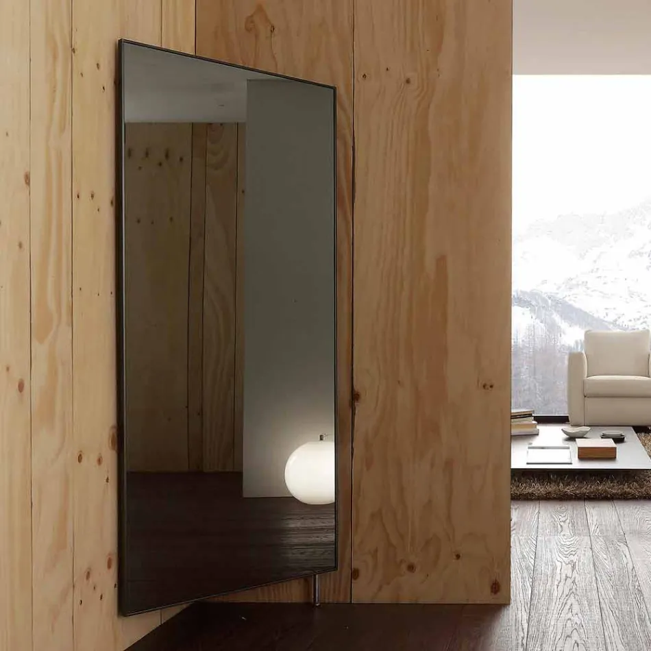 Pasqyrë muri me çengela për dyer dhe pallto hapëse të prodhuara në Itali - Boro Viadurini