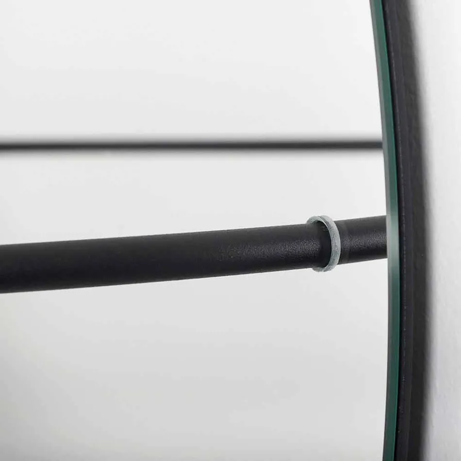 Pasqyrë muri me mbajtëse moderne çeliku të prodhuara në Itali - Chioccia Viadurini