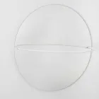 Pasqyrë muri me mbajtëse moderne çeliku të prodhuara në Itali - Chioccia Viadurini