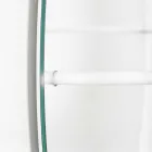 Pasqyrë muri me mbajtëse moderne çeliku të prodhuara në Itali - Chioccia Viadurini