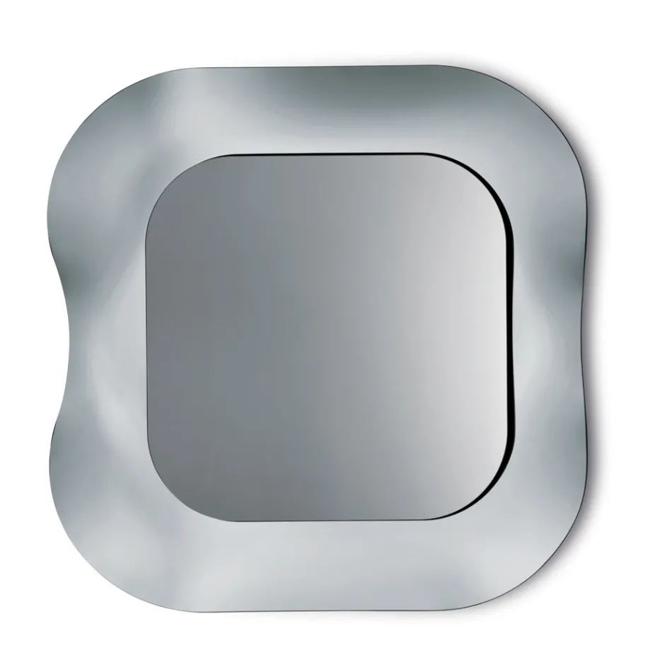 Pasqyrë Muri me Kornizë në Xham të Shkrirë Prodhuar në Itali - E Adhuruar Viadurini