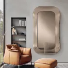 Pasqyrë Muri me Kornizë në Xham të Shkrirë Prodhuar në Itali - E Adhuruar Viadurini