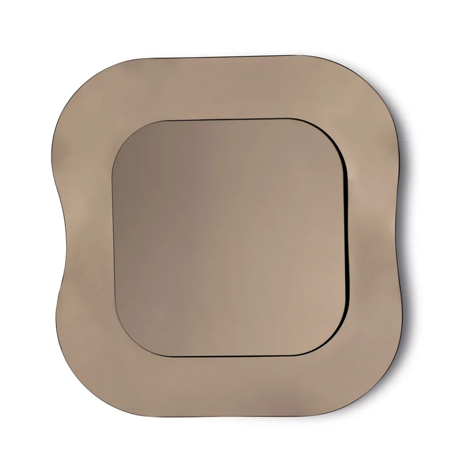 Pasqyrë Muri me Kornizë në Xham të Shkrirë Prodhuar në Itali - E Adhuruar Viadurini