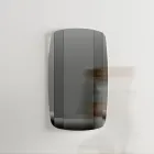 Pasqyrë muri me strukturë në dru të lyer të zi Prodhuar në Itali - Arya Viadurini