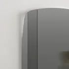 Pasqyrë muri me strukturë në dru të lyer të zi Prodhuar në Itali - Arya Viadurini