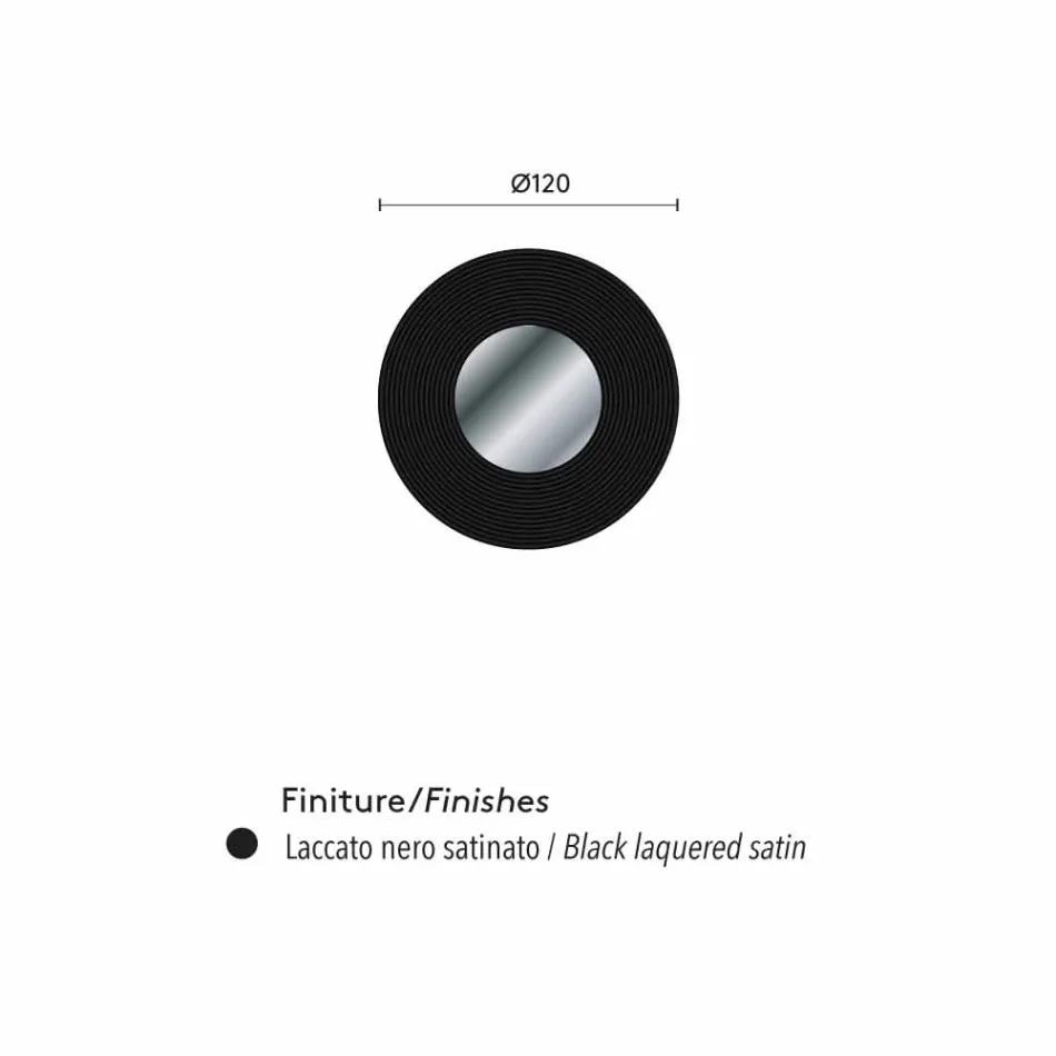 Pasqyrë muri bashkëkohore Malva me ngjyra të ndryshme në dispozicion Viadurini