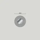 Pasqyrë muri bashkëkohore Malva me ngjyra të ndryshme në dispozicion Viadurini