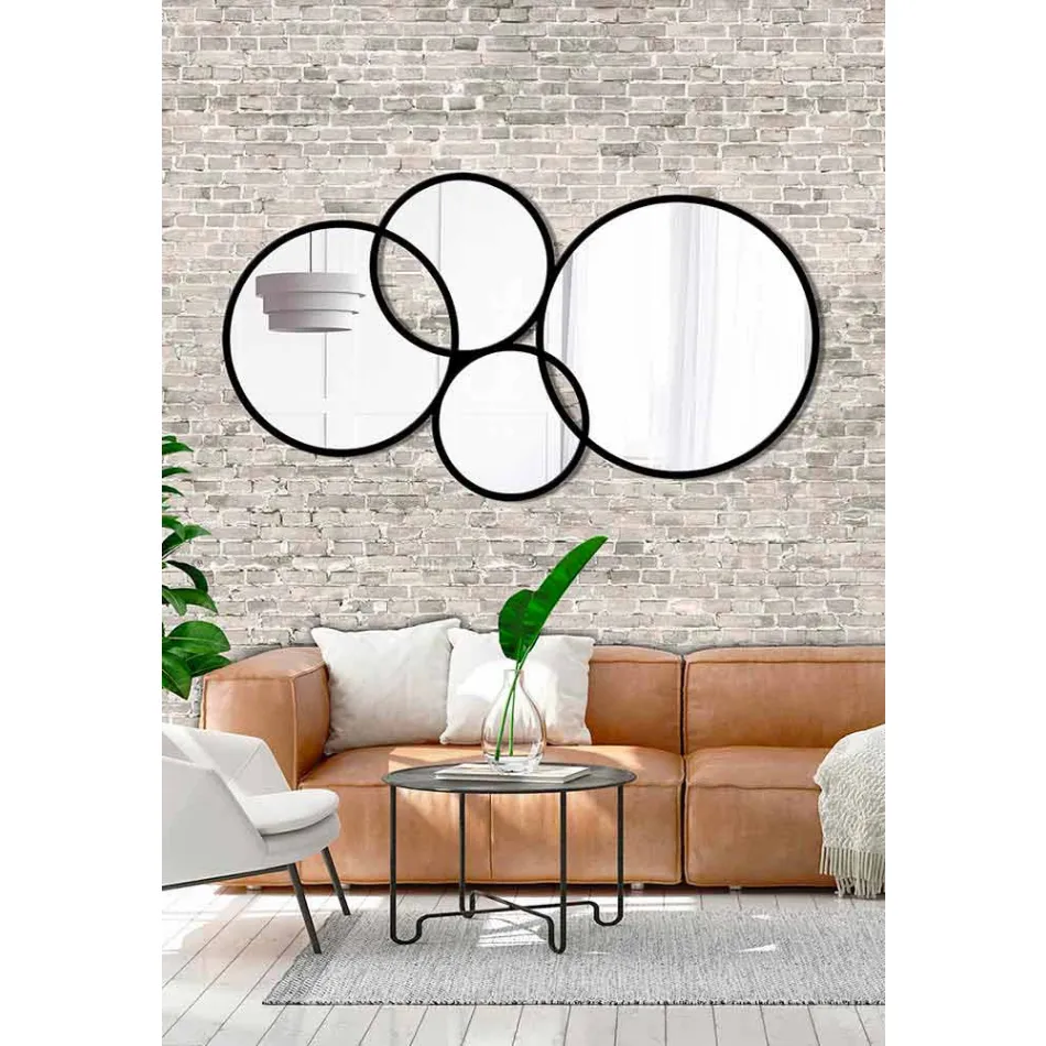 Finish Finish Ngjyra Moderne Pasqyrë Finish - Sinteza Viadurini