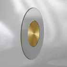 Pasqyrë muri me dizajn me mbështetëse MDF Malva Viadurini