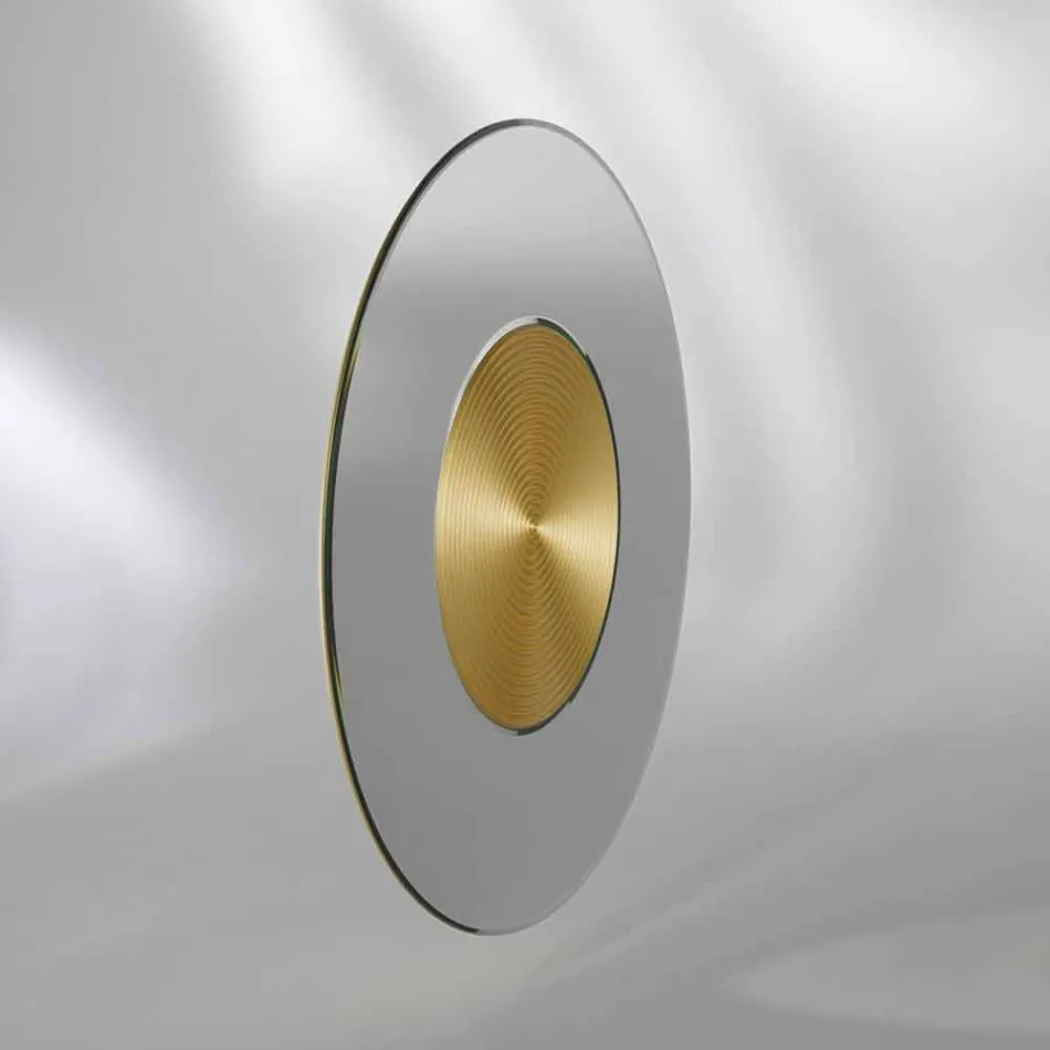 Pasqyrë muri me dizajn me mbështetëse MDF Malva Viadurini