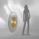 Pasqyrë muri me dizajn me mbështetëse MDF Malva Viadurini