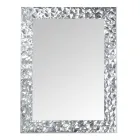 Pasqyrë muri në Dru të dekoruar me dorë Prodhuar në Itali - Niagara Viadurini