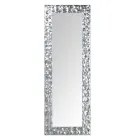 Pasqyrë muri në Dru të dekoruar me dorë Prodhuar në Itali - Niagara Viadurini