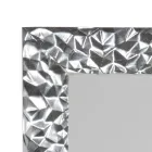 Pasqyrë muri në Dru të dekoruar me dorë Prodhuar në Itali - Niagara Viadurini