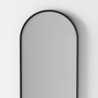 Pasqyrë ovale e murit me ndriçim të pasëm Prodhuar në Itali - Riflessi Viadurini