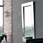 Pasqyrë drejtkëndëshe e murit me kornizë të prirur e bërë në Itali - Salamina Viadurini
