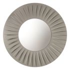 Pasqyrë muri e rrumbullakët me kornizë hekuri Dizajn elegant - Tassio Viadurini