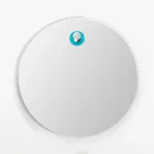 Pasqyrë e rrumbullakët e murit të pjerrët me dizajn të thjeshtë Prodhuar në Itali - Odile Viadurini