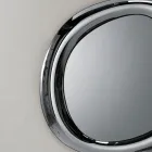 Pasqyrë Muri me Formë dhe Kornizë të Lakuar, Prodhuar në Itali - Babila Viadurini