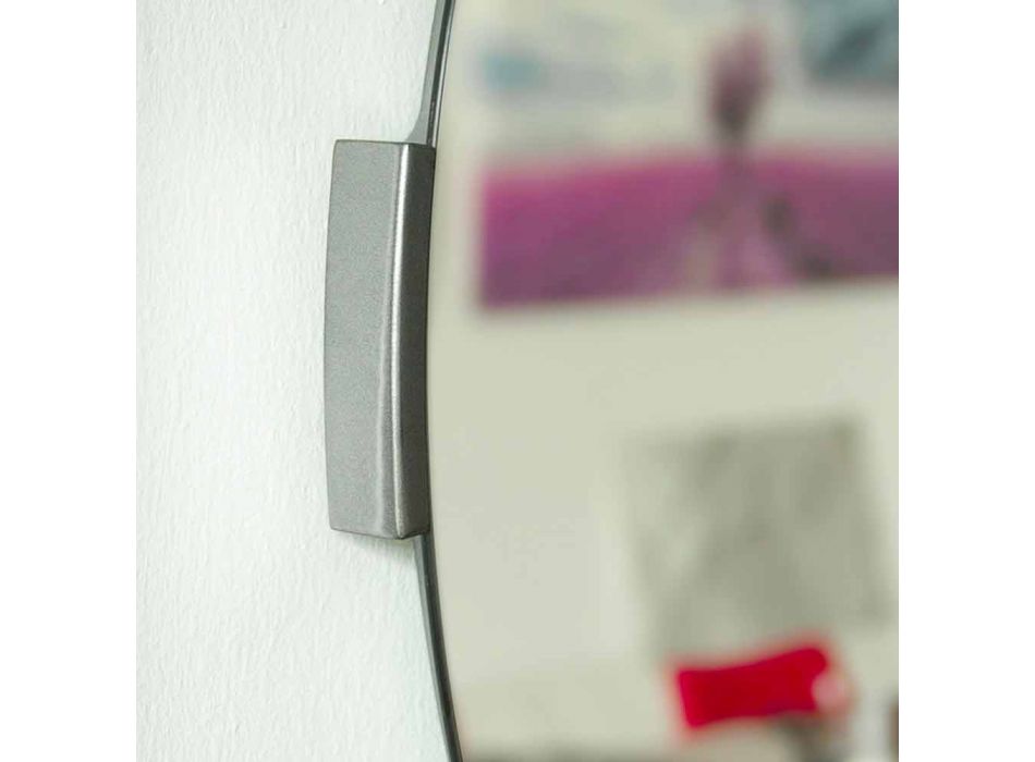 Pasqyrë e murit me një kornizë të modelit të dizajnit të rrumbullakët - Odosso Viadurini