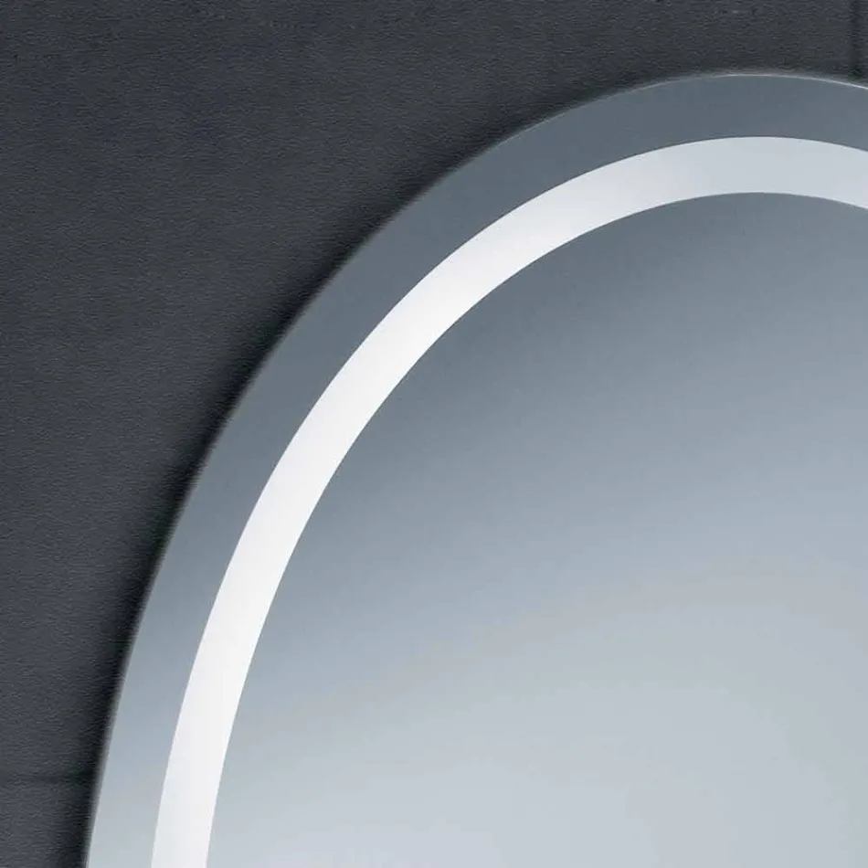 Pasqyrë e projektimit bashkëkohor me ndriçim LED Pura Viadurini