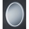 Pasqyrë banjo LED Pura, dizajn modern