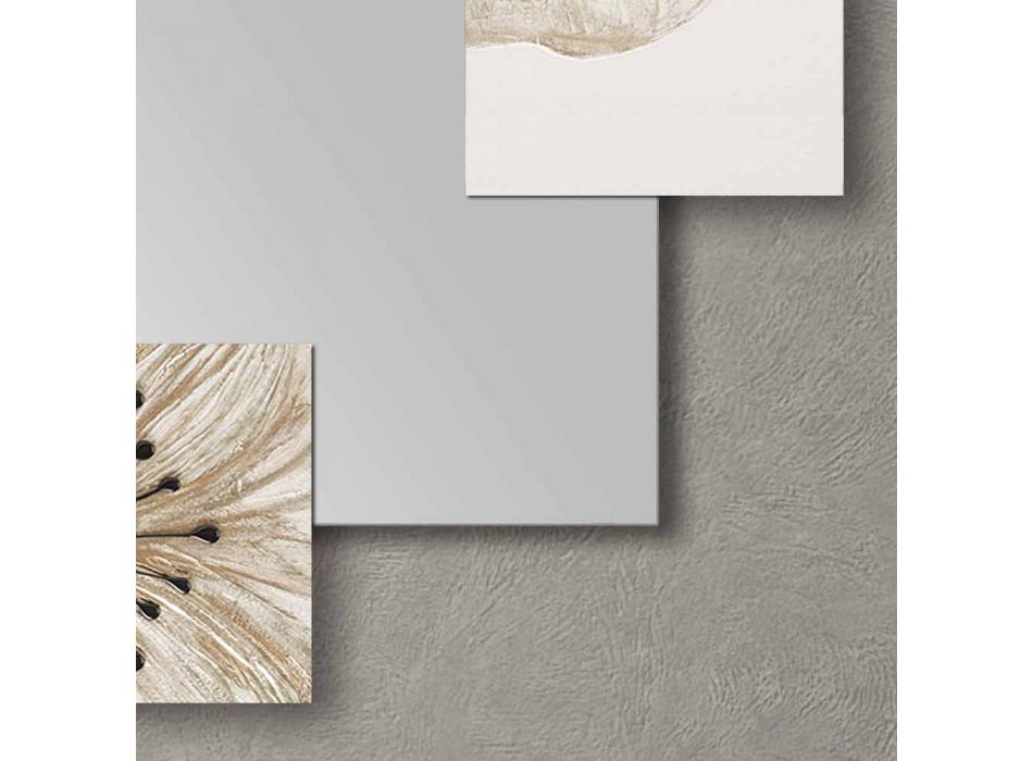 Pasqyrë muri me elle të dyfishtë të bërë në Itali Dizajn me rërë Viadurini