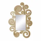 Pasqyra moderne e murit në hekur me ngjyrë të bërë në Itali - Tiziano Viadurini