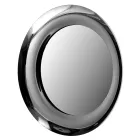 Pasqyrë e lakuar prej xhami me drita LED me ndriçim nga prapa - Excelsior Viadurini