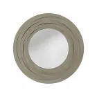 Pasqyra moderne rrethore e murit në hekur me ngjyrë të bërë në Itali - Oregano Viadurini