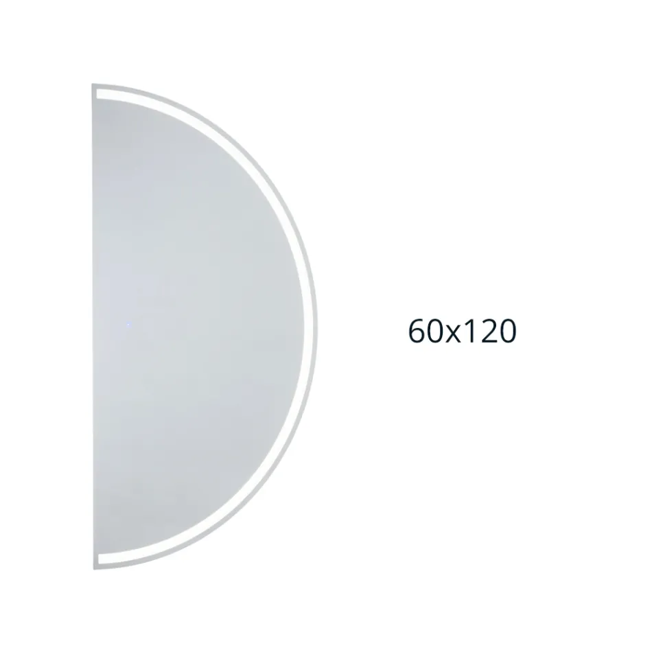 Pasqyrë me ndriçim nga prapa me shirit LED të vazhdueshëm - Excelsior Viadurini