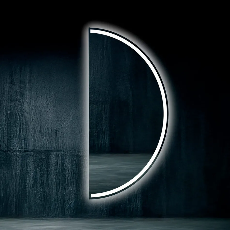 Pasqyrë me ndriçim nga prapa me shirit LED të vazhdueshëm - Excelsior Viadurini