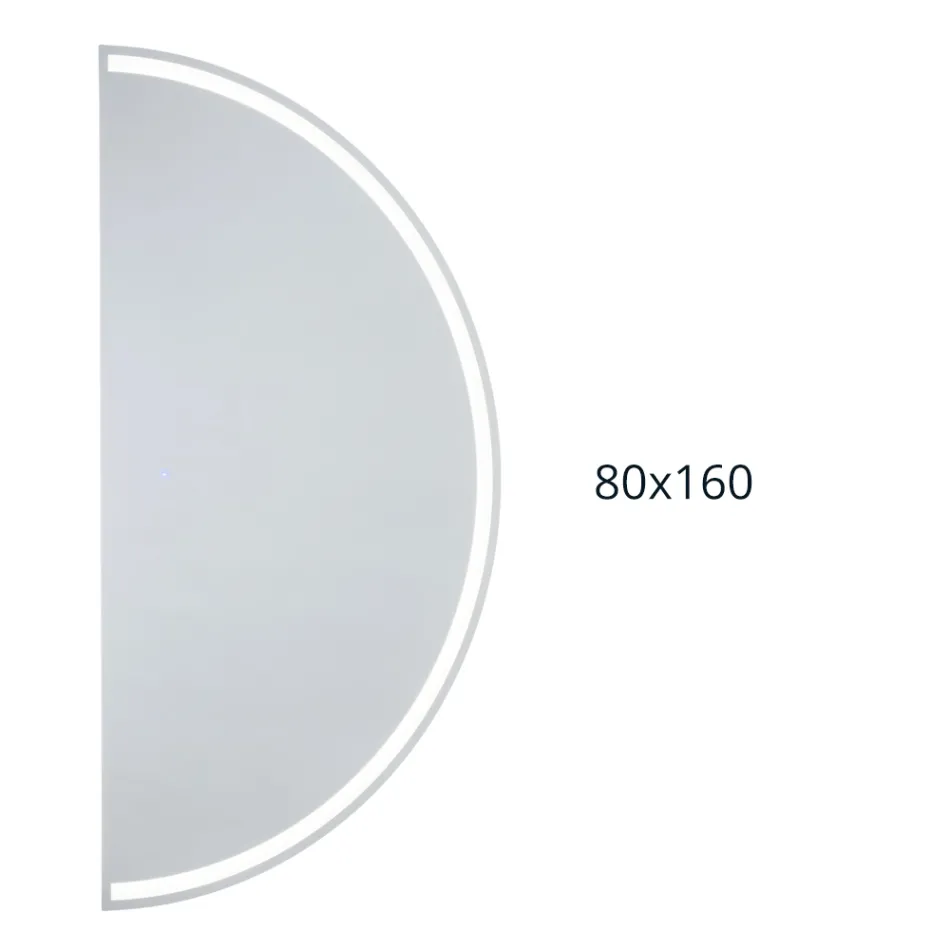 Pasqyrë me ndriçim nga prapa me shirit LED të vazhdueshëm - Excelsior Viadurini