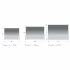 Pasqyrë banjo me ndriçim me kornizë me rërë të prodhuar në Itali - Floriana Viadurini