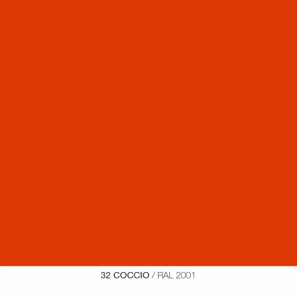 Pasqyrë drejtkëndëshe e rrumbullakosur me kornizë metalike ngjyra të ndryshme - Alexandra Viadurini