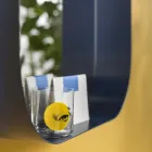 Pasqyrë drejtkëndëshe e rrumbullakosur, kornizë metalike prodhuar në Itali - Alexandra Viadurini