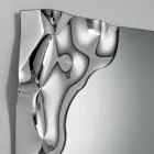 Pasqyrë Drejtkëndëshe me Kënd në Xham të Shkrirë Prodhuar në Itali - Adelinda Viadurini