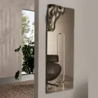 Pasqyrë Drejtkëndëshe me Kënd në Xham të Shkrirë Prodhuar në Itali - Adelinda Viadurini