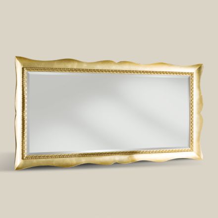 Pasqyrë drejtkëndore me kornizë në formë klasike Prodhuar në Itali - Lara Viadurini